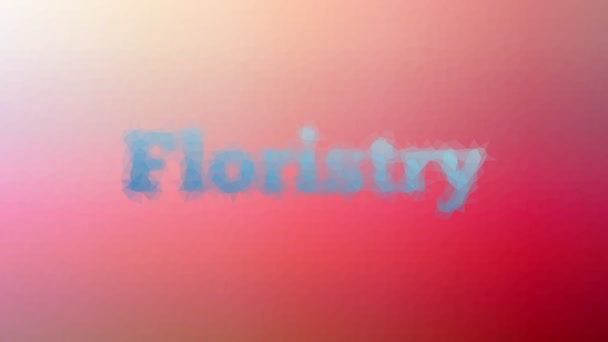 Floristry Dissolving Techno Tessellated Looping Moving Polygons — Stock Video