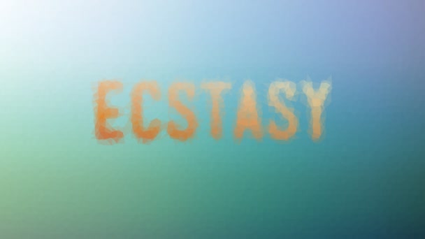 Ecstasy Upplösning Techno Tessellation Looping Rörliga Polygoner — Stockvideo