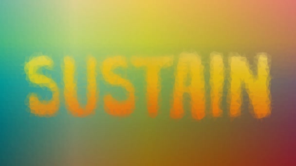 Sustain Fade Techno Tessellating Looping Animated Triangle — 비디오