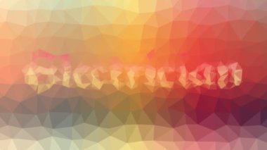 Elektrikçi Tekno Tesselleştirme Döngüsü Animasyon Çokgenleri