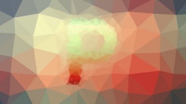 Park yeri teknolojik tessellasyon görünüyor. Canlandırılmış üçgenler.