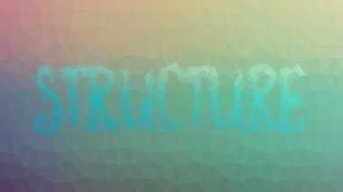 Yapı, tuhaf bir tessellasyon gibi görünüyor. Döngü, titreşim üçgenleri.