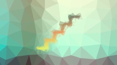 merdiven soldu modern tesselleme döngüsü hareket eden üçgenler
