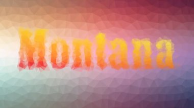 Montana 'nın tekno tesselleştirilmiş döngüyü çözmesi animasyon çokgenleri