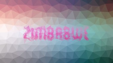 Zimbabwe modern tesselleştirilmiş döngüyü çözüyor. Çokgenleri canlandırıyor.