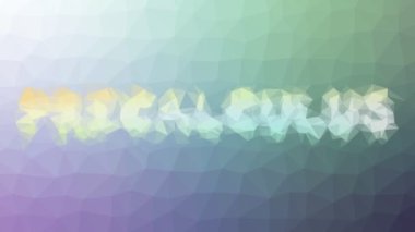 Precalculus Tuhaf Tesselleme Döngüsü Canlandırılmış Üçgenler