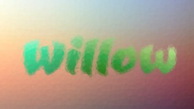 Söğüt tuhaf tesselleştirilmiş döngüyü çözüyor animasyon çokgenler