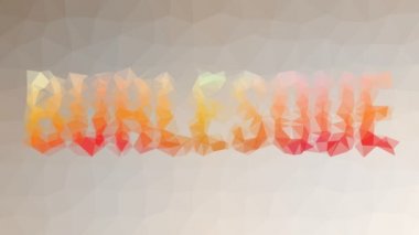 Burlesque çözünen tekno tessellasyon titreşimli çokgenler