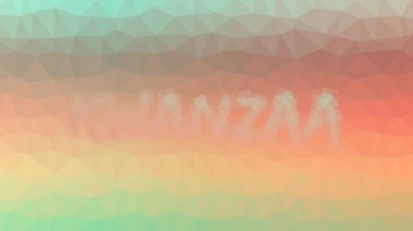 Kwanzaa çözünen tekno tesselleştirme döngüler titreşimli çokgenler