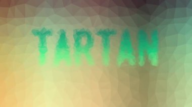 Tartan ortaya çıkıyor tekno tessellasyon döngüsü darbeli üçgenler