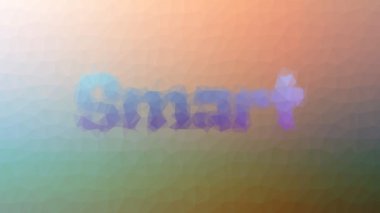 Akıllı görünen ilginç tessellasyon döngüsü titreşimli üçgenler