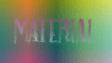 Materyal çözünürlüğü tuhaf tesselleme döngüsü hareket eden çokgenler