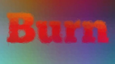 Yanan modern tesselleme döngüsü canlandırılmış çokgenler