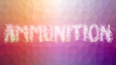 Mühimmat kayboluyor. Tesselleştirilmiş tuhaf döngü darbeli üçgenler.