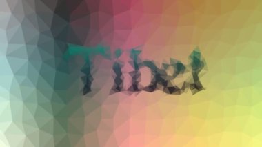 Tibet modern tesselleme döngüsü hareketli üçgenler