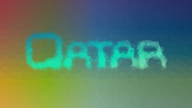 Katar soldu modern tesselleme döngüsü animasyon çokgenleri