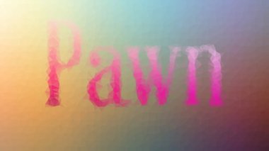 Piyon Görünen Teknolojik Tesselasyon Döngüsü Animasyon Çokgenleri