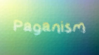 Paganizm Tuhaf Tesselleme Döngüsü Canlandırılmış Üçgenler