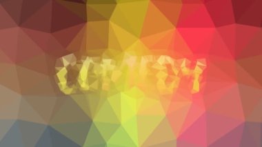 Komedi çözme tekno tesselleme döngüsü titreşim üçgenleri