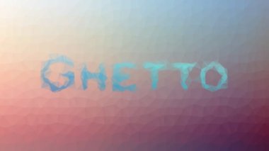 Getto garip bir tessellasyon gibi görünüyor. Canlandırılmış üçgenler.