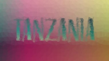 Tanzanya tekno tesselleme döngüsü hareket eden çokgenler