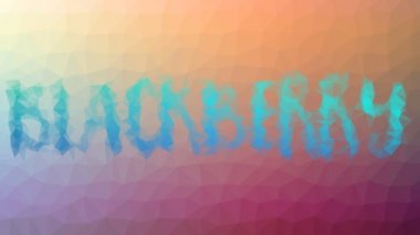 Blackberry çözünürlüğü garip tesselleme döngüsü titreşim çokgenleri