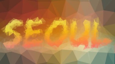 Seul modern tesselleme döngüsü hareket eden üçgenler