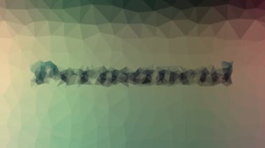 Kalıcı Sönük Tekno Tesselleştirilmiş Döngü Animasyon Çokgenleri