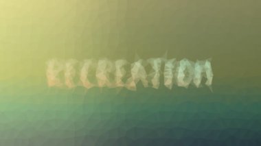 Eğlence soluklaşması garip tesselleme döngüsü animasyon üçgenleri