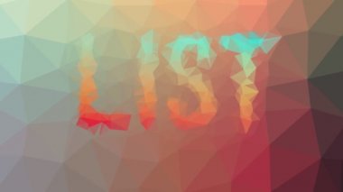 Değişik tessellasyon görünen liste Canlandırılmış çokgenler