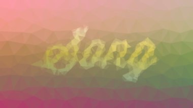 Şarkı soluklaşır ilginç tesselleme döngüsü titreşen çokgenler