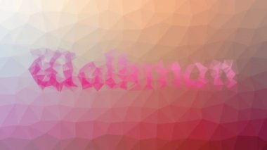 Walkman garip tesselleme döngüsü animasyon çokgenleri kaybolur