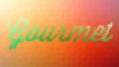 Gurme soldu modern tesselleme döngüsü titreşimli çokgenler