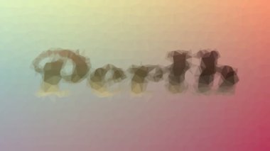 Perth garip tessellasyonu çözüyor hareket eden çokgenler