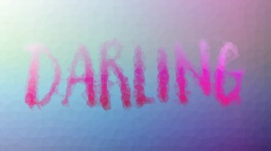 Darling Fade Strange Tessellating Looping Animasyon Çokgenleri