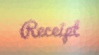 Görünürde Teknolojik Tessellasyon Döngüsü Canlandırılmış Üçgenler