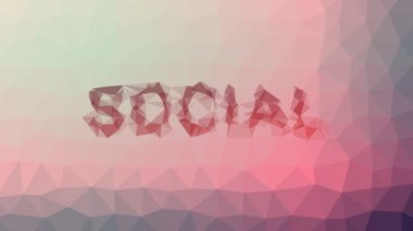 Sosyal çözülme garip tessellasyon döngüsü titreşim üçgenleri