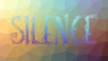 Sessizlik kaybolur garip tesselleştirilmiş döngüler titreşen çokgenler