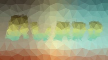 Modern tessellasyon çözme ödülü hareket eden üçgenler