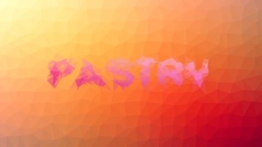 Hamur solgunluğu tekno tesselleme döngüsü hareket eden üçgenler