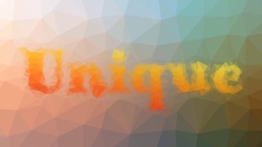 Eşsiz görünen tuhaf tesselleme döngüsü hareket eden çokgenler