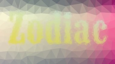 Zodiac sönük tekno tesselleme döngüsü titreşim çokgenleri