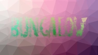Bungalov ilginç bir tessellasyon çözüyor hareket eden çokgenler