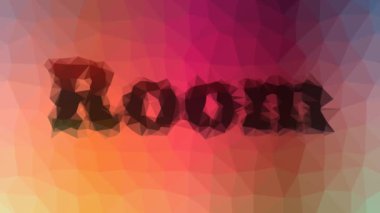 Tekno tesselleştirilmiş döngü titreşim üçgenleri çözünen oda