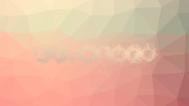 Yaratık soluklaşır Garip tesselleştirilmiş Döngü hareketli üçgenler