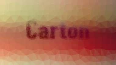 Karton ilginç bir şekilde tesselleme döngüsü hareket eden çokgenler