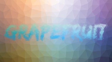 Greyfurt garip tessellasyon çözeltisi hareket eden çokgenler