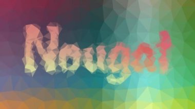 Nougat modern tesselleştirme döngüsü canlandırma üçgenleri