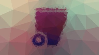 Çöp tenekesi garip bir şekilde ortaya çıkıyor. Üçgenleri canlandırıyor.