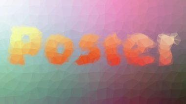 Poster çözeltisi tekno tesselleme döngüler titreşim çokgenler